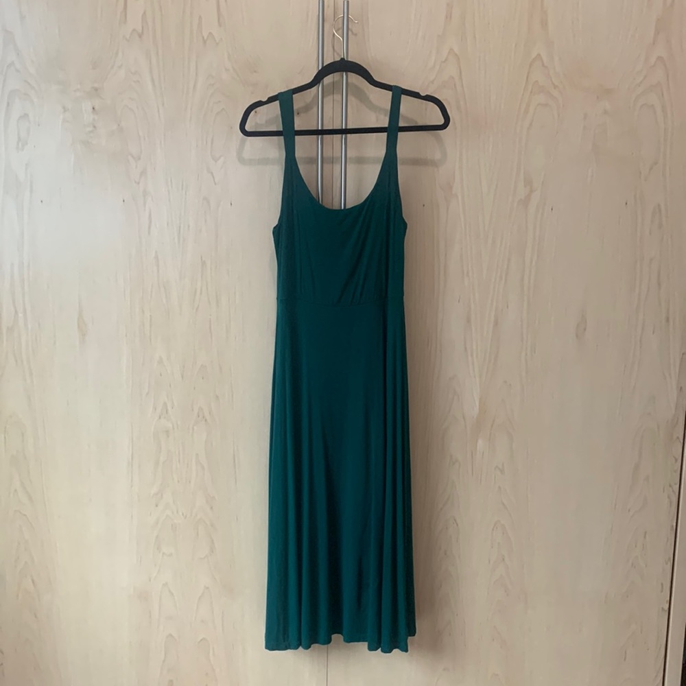 Cotton Sozy tank dress with semi high slit. Size Med.